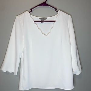 White H&M blouse